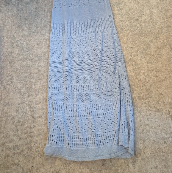 Runaway The Label Sky Blue Sonoma Maxi Knit Dress - Picture 9 of 15